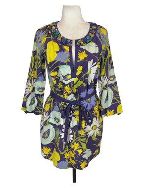 Rebecca Taylor floral belted dress